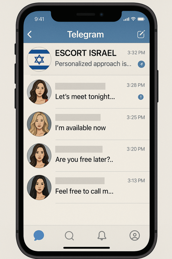 ערוץ טלגרם ליווי ישראל